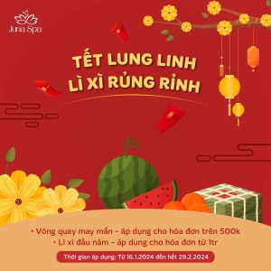 tết lung linh lì xì rủng rỉnh